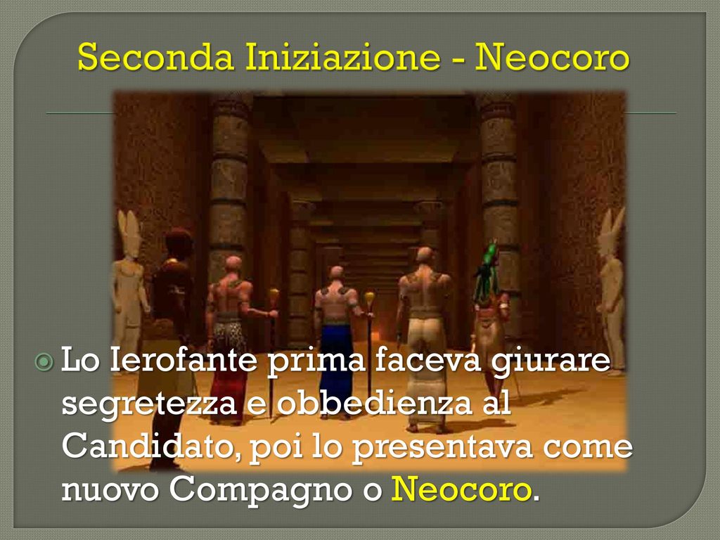 Iniziazione Ai Misteri Egizi Ppt Scaricare